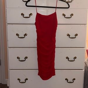 Red “favorite things” dress Hello Molly